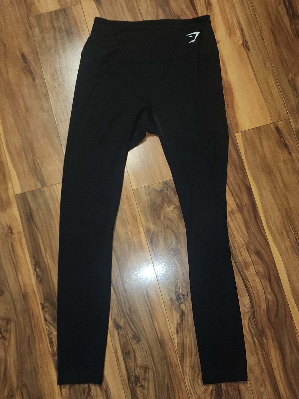 Gymshark Womans Black Logo Leggings